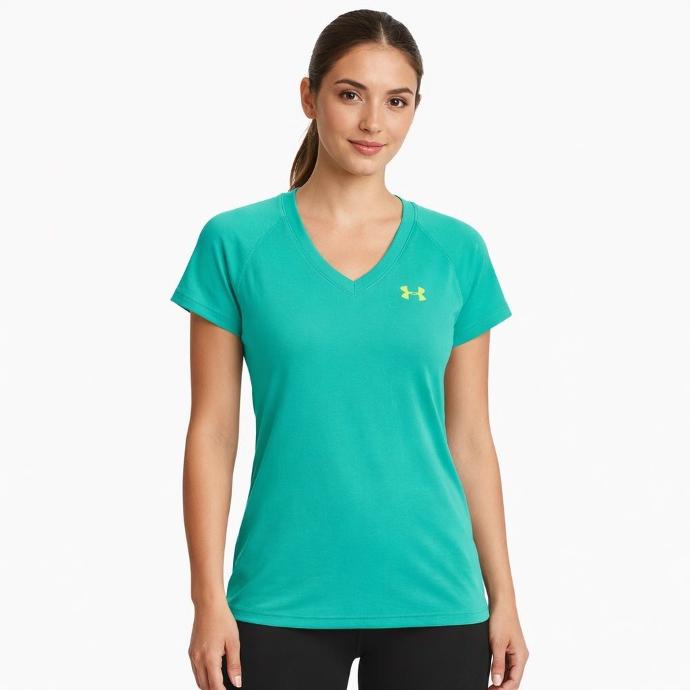 Under Armour Women's Teal V-Neck Top